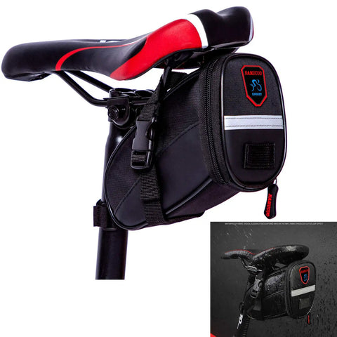 10 In 1 Bike Repair Kit With Tire Levers Glueless Patches Bone Wrench Chain Breaker And Waterproof Saddle Bag mounted