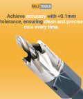 Close-up of Three Quarter Inch HSS M2 Drill Bit Hole Saw Set showing precision cutting edge for electricians and plumbers