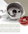 2 Inch Semi Trash Water Pump For Straight Keyed Shafts Replacement For Predator 212cc Clear Water Pump, aluminum housing