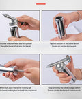Heavy Duty Fabater Manual Oiler 80CC Stainless Steel Zinc Pump For Cars And Machinery One Handed Precision Oil Control Mess Free Application, assembly steps.