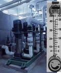 Rugged Adjustable Gas Flow Meter Panel For Oxygen And Air Brass Female Connection One Quarter Inch Measures Two To Twenty LPM Or Four To Forty SCFH LZM Six T Style Unidirectional Gas Monitoring Tool For Industrial Use, acrylic gauge panel