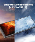 Portable Wireless CarPlay Screen For CarPlay And Android Auto, 9.26 Inch Touch Display with temperature resistance on screen