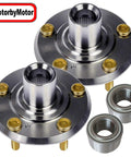 2 Pack Front Wheel Bearing And Hub Assembly With 5 Lug Fits 2002 to 2005 Dodge Neon And 2003 to 2010 Chrysler PT Cruiser