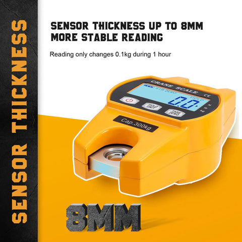 Straight Up Heavy Duty Digital Crane Scale Built Like A Tank For Ranch Grind Jobs With Remote Control Peak Hold Feature Bright Led Reading And 2000 Pound Max Load For Zero Hassle Lifting
