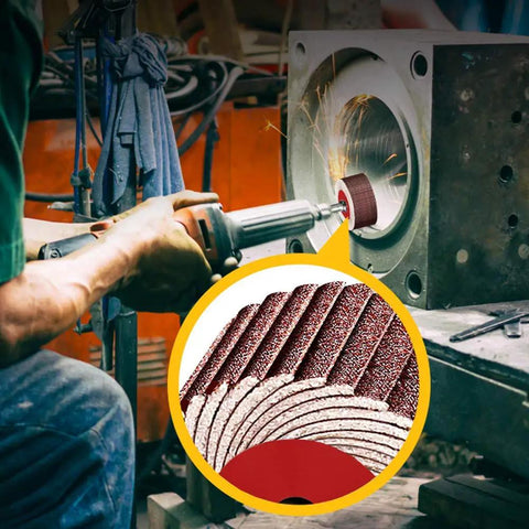 20 Pack Flap Wheel Sander Set For Drill, 2 Inch By 1 Inch Shank Aluminum Oxide Flap Wheels, 5 Pcs Each Of 60 80 120 And 240 Grits