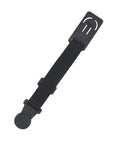 Magnetic Hanger Kit For Fluke Multimeters With Strap And Clip Third Hand Magnetic Holder Keeps Your Meter Secure And Hands Free While You Work Great For Electricians And Techs shown in close-up view, black strap with clip.