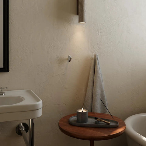 Sweet Looking Pebble Wall Hook Built From Top Shelf 304 Stainless Steel Keeps Your Everyday Essentials Off The Floor in bathroom setting.