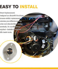 Primary High Limit Switch Replacement for Furnaces With Metal Housing installed in a furnace, close-up view
