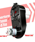 W3 BC 12V 16000RPM Mini DC Motor Gearbox aperture and dimensions for kids ride on cars