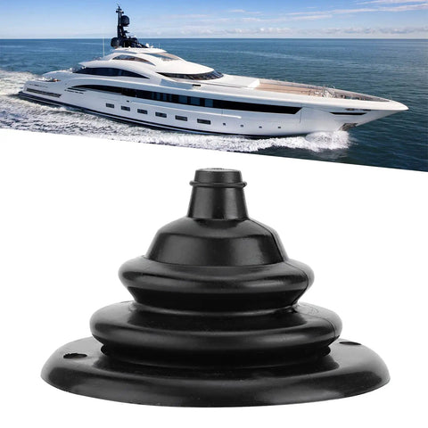 Marine Motor Well Boot 2.76 Inch Rigging Cable Boot for Boats and Yachts with yacht in background