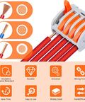 All in One Lever Wire Connector Kit With 188 Pcs 2 3 4 5 Port Push In Terminals for wire types and feature icons