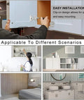 Man installing Two Pack Cabinet Door Hinges With Hydraulic Damping Soft Close For Silent Wardrobe Doors Hidden Concealed Hinges