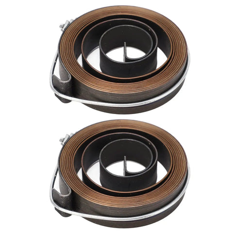 Quill Return Spring Kit For Bench Drill Press, Chrome Plated Durable Spring Steel Replacement Parts, 2 pcs.