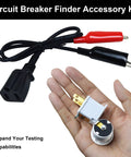 Circuit Breaker Finder Accessory Kit With Leads And Adapters For Klein Tools ET300 And ET310 Includes Light Socket Adapter