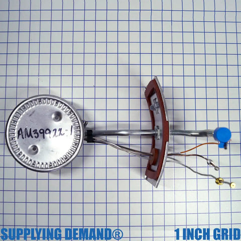 Natural Gas Water Heater Burner Assembly Kit RG40S-40 NG DIY Friendly Replacement Part For Easy Install on grid background