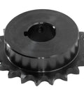 ANSI 40 Roller Chain Sprocket, 15 Tooth, 1 Inch Bore, BHub Carbon Steel Industrial Sprocket for Power Transmission