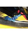 Installed 100 Piece Quick Splice Solderless Wire Connectors T Tap Kit, Insulated Terminal Assortment for 22 to 10 AWG cables