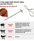 RTD Temperature Probe Replacement For Pellet Grills - Internal BBQ Thermometer Sensor For Wood Pellet Smokers, Part PG24-44