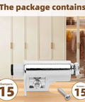 15-piece soft-close dampers and screws set for cabinets and wardrobes with hydraulic buffer for silent closing