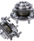 2WD Front Wheel Bearing Hub Assembly Fits Toyota 4Runner 2003 To 2019, FJ Cruiser 2007 To 2009, And Toyota Tacoma 2005 To 2019, Two Pack