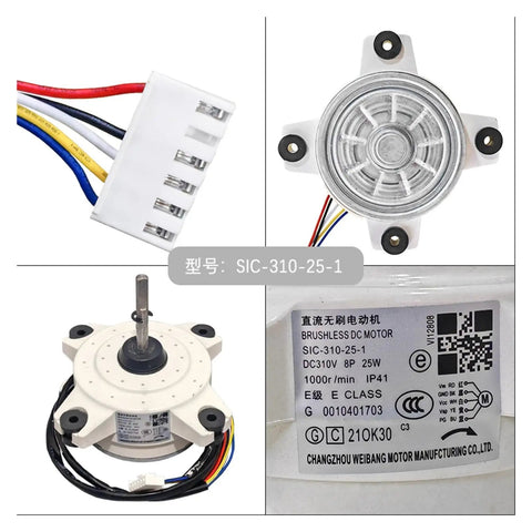 DC Brushless Motor For Air Conditioners With Variable Frequency, Smooth Operation And Long Lifespan, No Drama Internal Fan Replacement, Compatible With SIC-310-25-1 0010401703, Built To Last