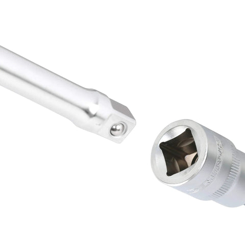 One Quarter Inch SAE Deep Socket Six Point Thin Wall With Hard Chrome Finish shown with drive attachment