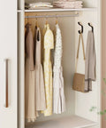 Heavy Duty Wall Mount Coat Hooks Set Of 4, Each Holds Up To 30 Lbs, installed in a closet, holding a bag and scarf