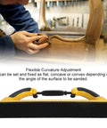 Hand Sanding Block 70x400mm With Adjustable ABS Dust Extraction Sander used for woodworking detail