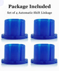 Set Of 4 Shift Linkage Bushings For Automatic Transmission Shifter Arm Sleeve Bushing Replace 90385 11003 in blue