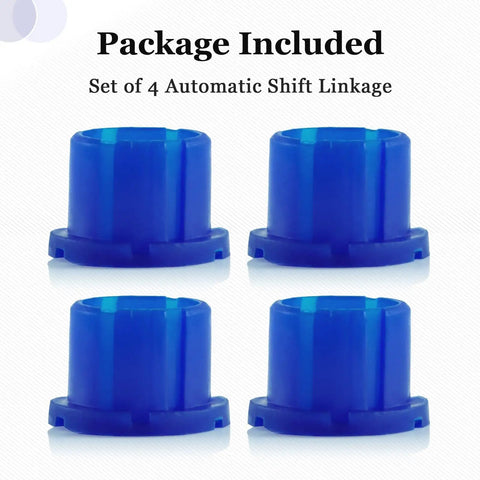 Set Of 4 Shift Linkage Bushings For Automatic Transmission Shifter Arm Sleeve Bushing Replace 90385 11003 in blue