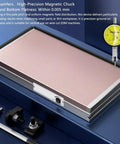Rectangle Permanent Magnetic Clamping Plate For EDM Tapping And Drilling Machines, Dense Red Copper Pole Chuck, fine pole pitch