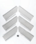 High Flow Inside Miter Kit Gutter Guard 3 Pack For 5 Inch Gutters Stainless Steel 8 Mesh Micro Mesh Design Pre Cut Fit Easy Install