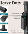 Heavy Duty Cast Iron Wall Mounted Clothes Rack Set Industrial Pipe Garment Racks structure details and layers