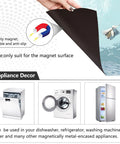Sea Turtle Blue Dishwasher Magnet Cover Sticker For Refrigerator And Kitchen Appliances, magnetic panel showing appliance compatibility.
