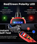 12-24V Car Circuit Tester Kit With Power Probe, Short and Open Finder, All in One Auto Electrical Diagnostic Tool for Voltage, Polarity, Continuity, Signal Circuit Diagnosis, Component Activation, and Bad Ground Checks, red probe close-up