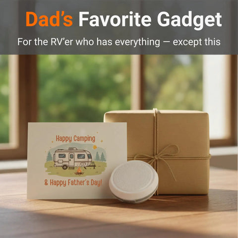 Hassle Free Wireless RV Leveling System With Bluetooth App Control For Travel Trailers Fifth Wheels And Motorhomes Features Real Time Pitch Roll Monitoring To Park Dead Center Without Breaking A Sweat with gift and card