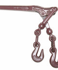 Heavy Duty Lever Load Binder 1/4 Inch Chain For Cargo Control, Maroon, Forged Alloy Steel, 3150 Lbs Working Load Limit
