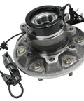 4WD Front Wheel Bearing Hubs Assembly Fits Chevy Colorado 2004 2005 2006 2007 2008, GMC Canyon 2004 2005 2006 2007 2008, Isuzu I350 2006, I370 2007 2008, 6 Lug With ABS, Bolt On Heavy Duty Replacement close-up view