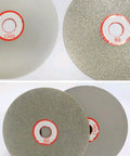 Diamond Polishing Disc Set Six 6 Inch Flat Lap Wheels With 80 1500 Grit for Cutting Sanding and Polishing Stone Glass