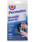 Windshield Repair Kit For Chips And Cracks With Permanent Airtight Seal packaging showing syringe and instructions