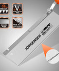 10 Inch Dovetail Jamb Saw With Reversible Blade Spring Loaded Flush Cut 13 TPI Double Ground Teeth SK5 Steel Blade