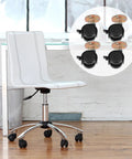 Four Pack Swivel Caster Wheels With Brake Self Adhesive Furniture Caster Wheels for Coffee Tables Desks Cabinets and Trash Cans Easy Install