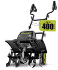 Corded Electric Garden Tiller And Cultivator With 15 Amp Motor 6 Steel Tines And 15.7 Inches Tilling Width For Quick Soil Breakup