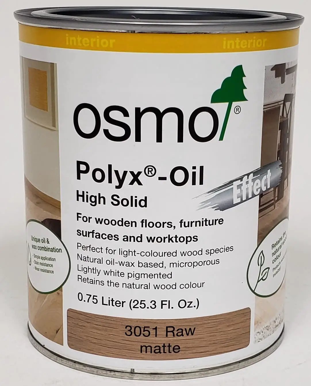 Polyx Oil 3051 Raw Wood Finish for Light Woods