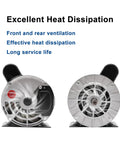 Front and rear view of cooling system for Half HP Single Phase Electric Motor Powerful 3450 RPM 56 Frame with ventilation features