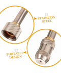Portable High Temperature Steam Cleaning Tool With All In One Multi Functional High Pressure Hose Nozzle, stainless steel parts