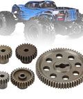TT02 Differential Metal Spur Gear Set 64T Main Gear With 17T 21T 26T Pinions for 1/10 RC Cars and Trucks Upgrade Kit Alloy Gear