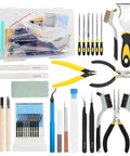 All-In-One 42Pcs 3D Printer Tools Kit For Post-Print Finishing And Cleanup with deburring tool, pliers, files, and brushes