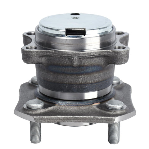 Front view of Rear Wheel Hub And Bearing Assembly Fits 2007 To 2012 Nissan Sentra 2.0L L4 With 4 Wheel ABS Replacement Durable OE Like
