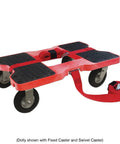 Kick Up Your Cart Game With These Smooth Rolling Six Inch Caster Wheels Tough As Nails All Terrain Polyurethane Swivel Casters on a dolly.